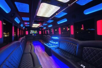 Fort Smith Limousine Bus Interior