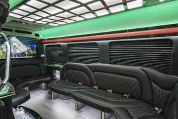 Fort Smith Sprinter Party Bus Interior