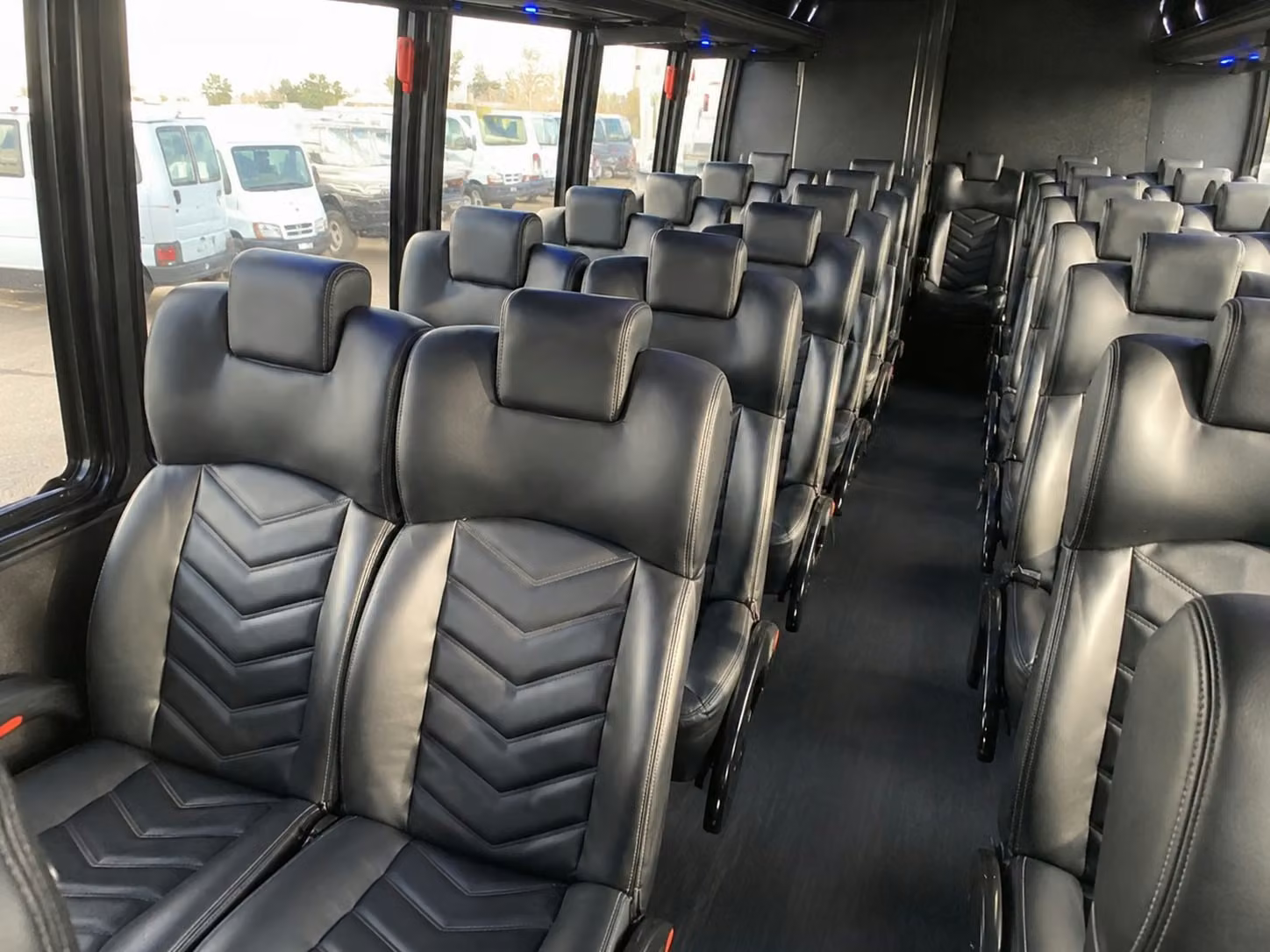 18 passenger minibus inside