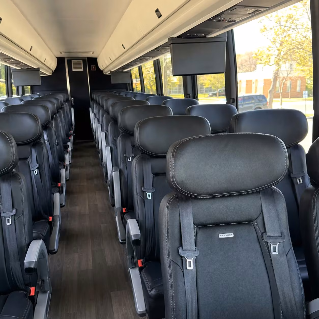 fort smith charter bus interior