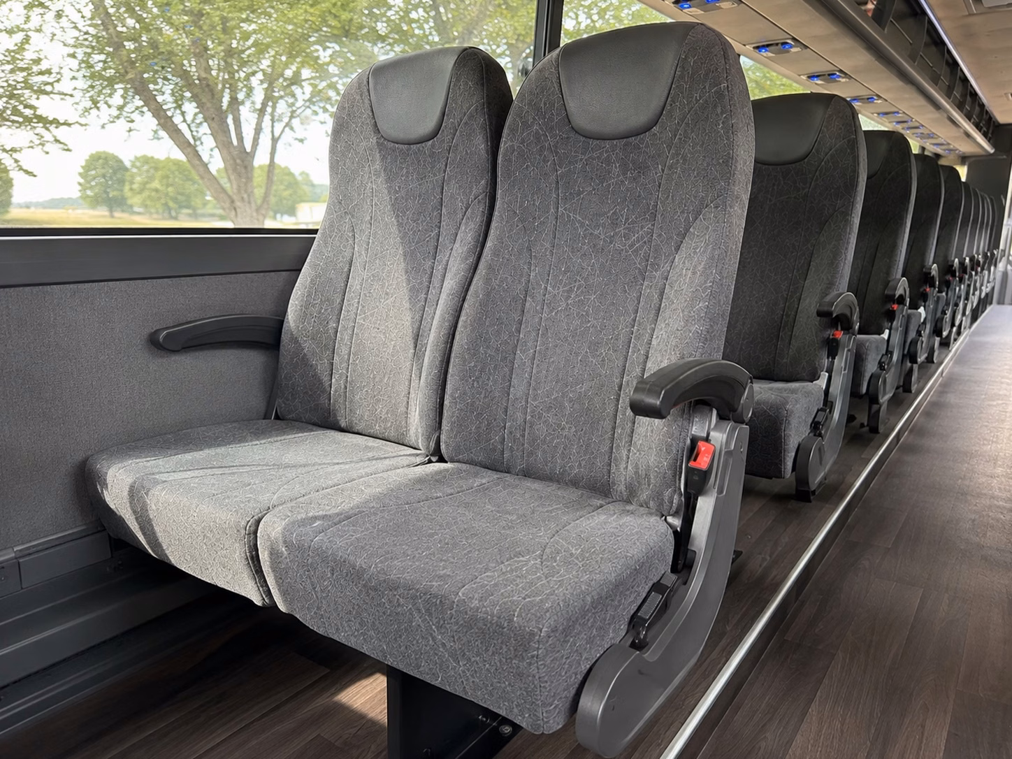 fort smith charter bus rental inside