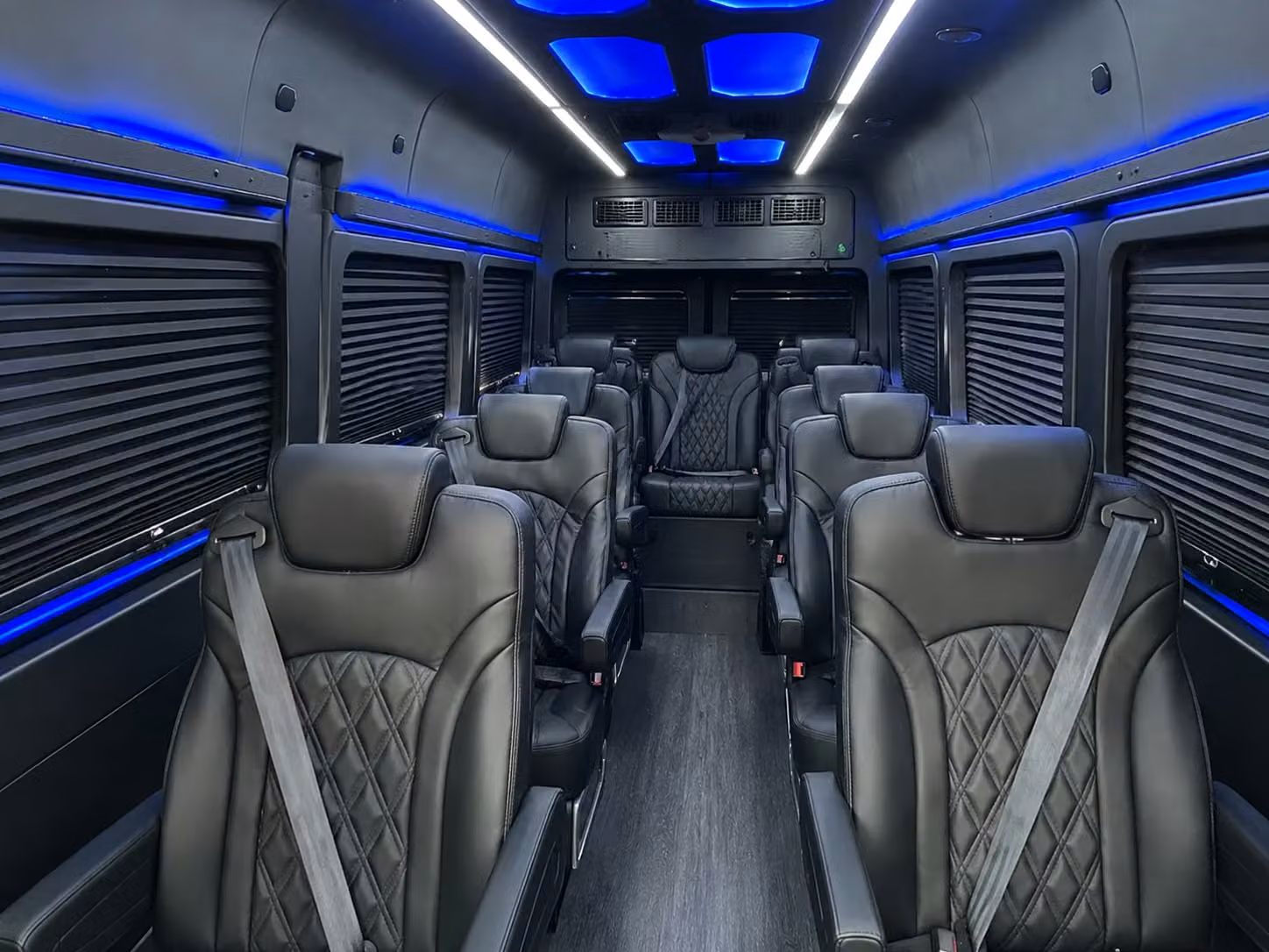 sprinter van with driver inside