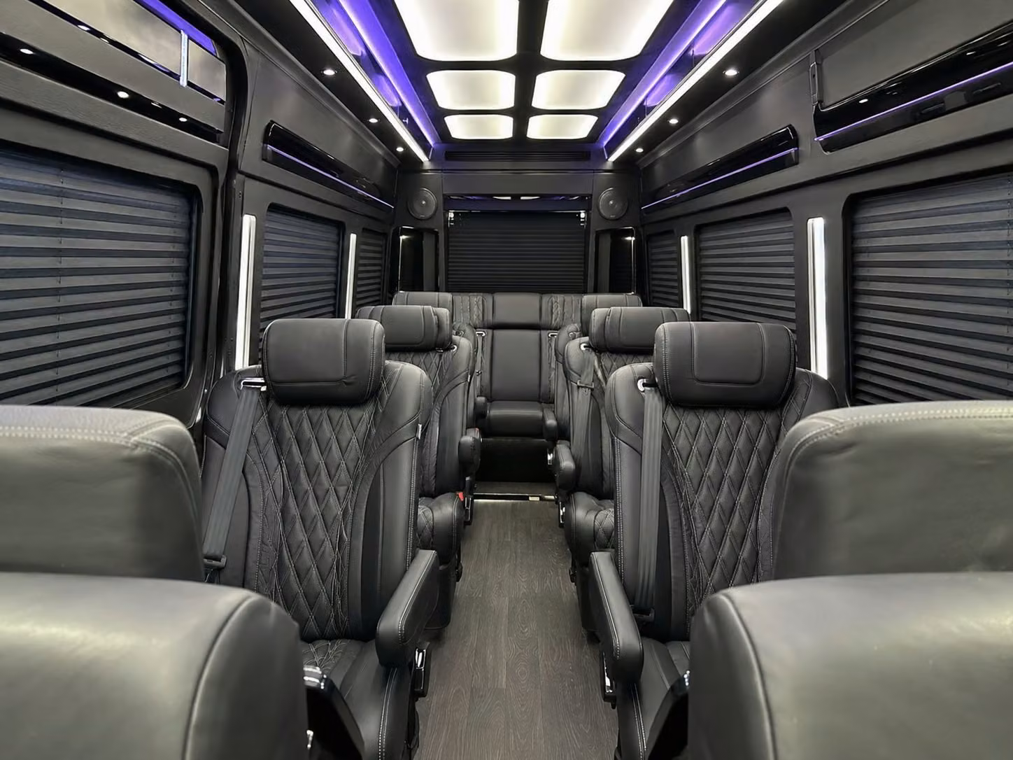 sprinter van with driver interior